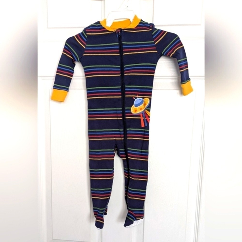 Little Me Baby (Size 12 Months) One Piece Space Sleepers/Pyjamas/Feeties
